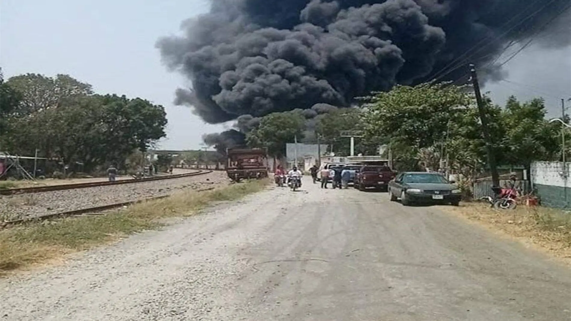 Explosión en bodega